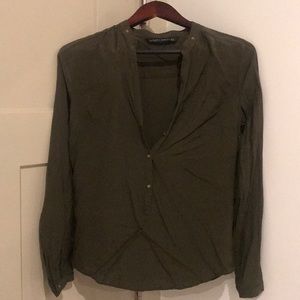 Zara Military Blouse